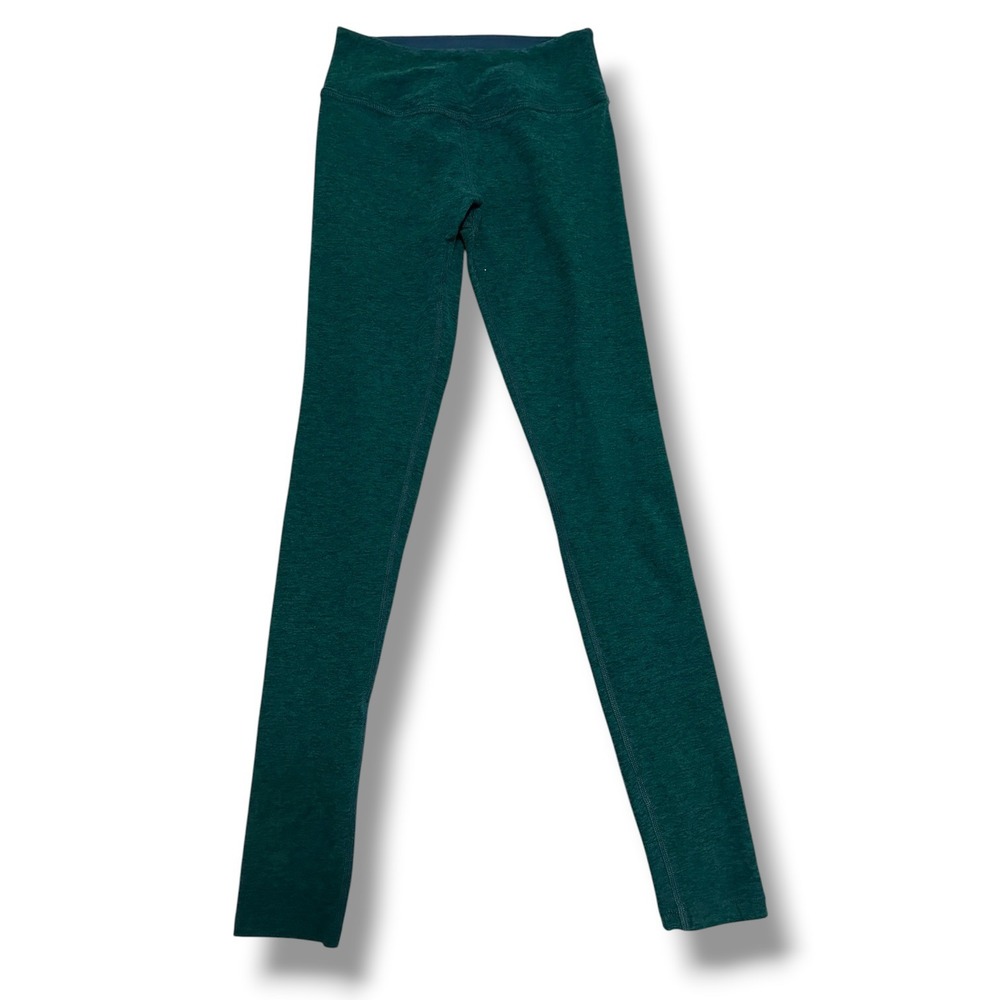 Beyond Yoga Women's Teal Heathered Spacedye High Waisted Active Leggings XS